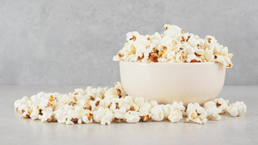 Popcorn is a healthy snack, but adding a lot of butter and salt can make it unhealthy.